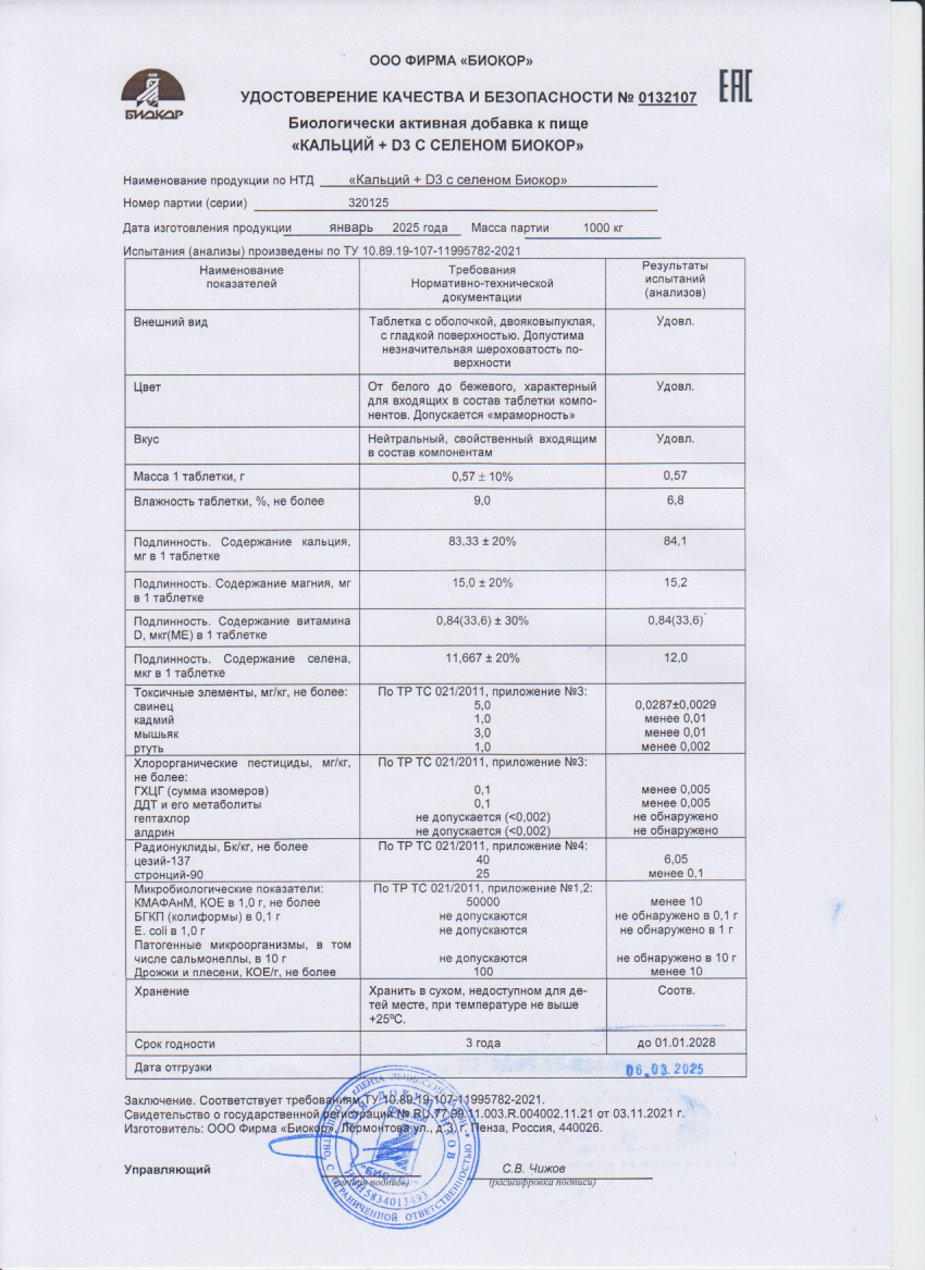 Паспорт №012025